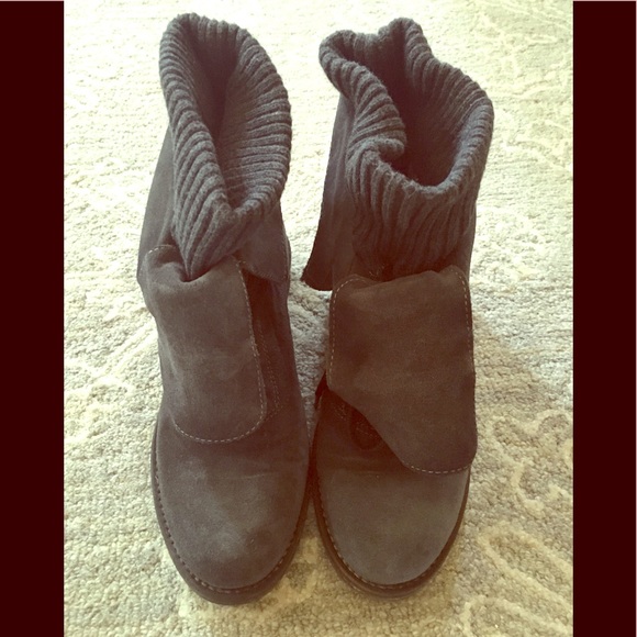 NWOT! Lace up boutique 9 booties. - Picture 1 of 2